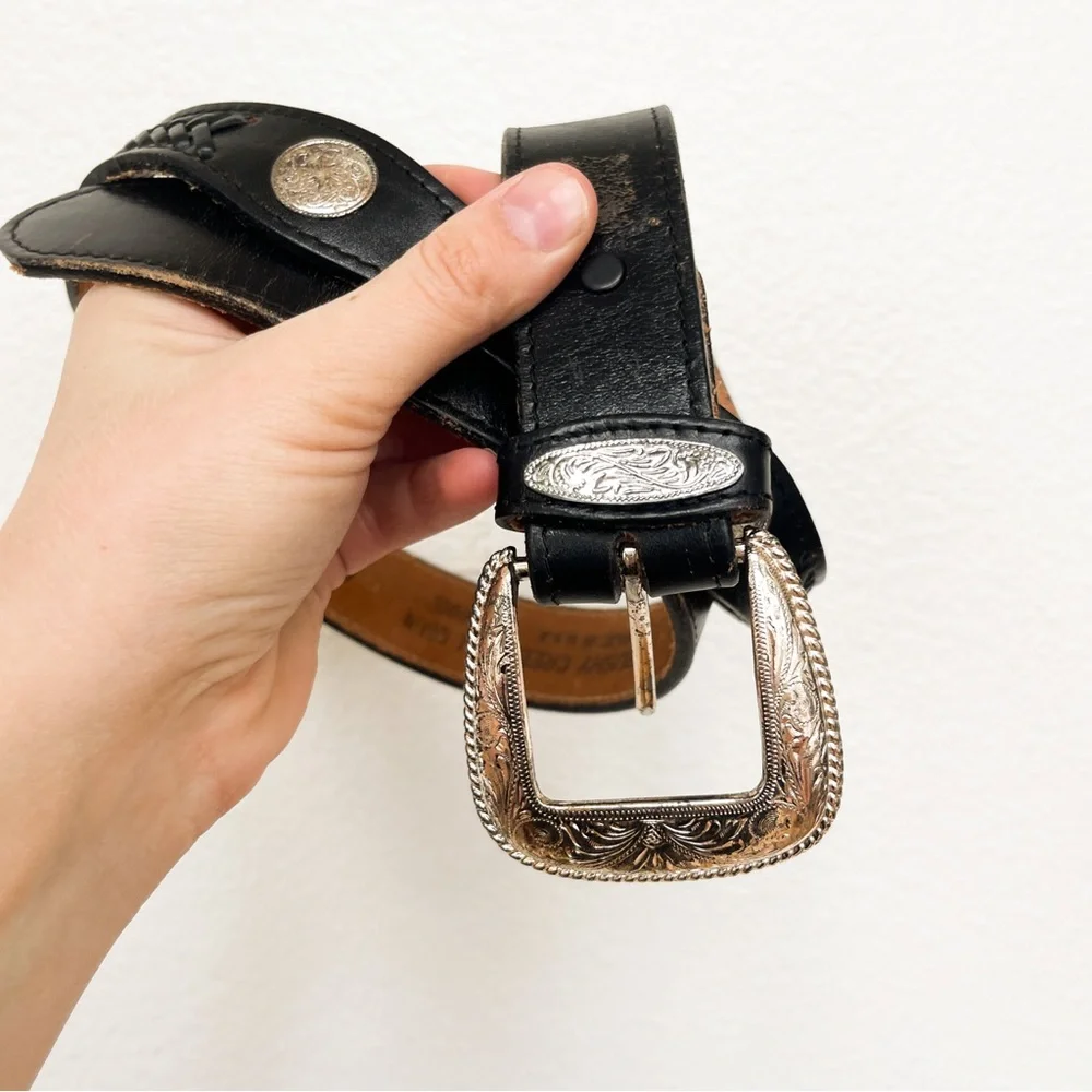 Brushy Creek Full Grain Cowhide Leather Belt Size 34